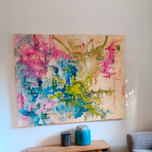 CUADRO "CARTOGRAFIA DE UN JARDÏN" 120x120